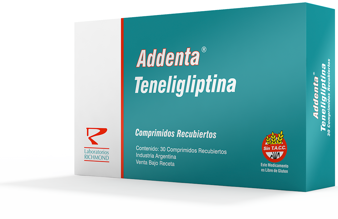 Addenta Teneligliptin 20 mg de Laboratorios Richmond