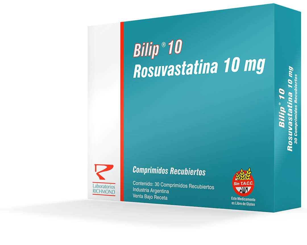 Bilip Rosuvastatin 10-20-40 mg de Laboratorios Richmond