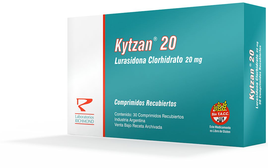 Kytzan Lurasidone 20-40-80 mg de Laboratorios Richmond