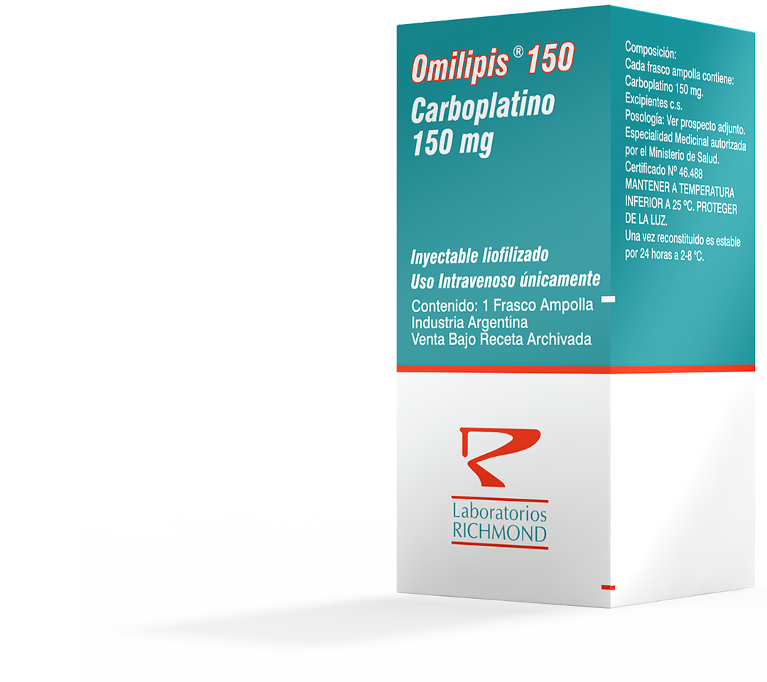 Omilipis Carboplatino 150-450 mg de Laboratorios Richmond