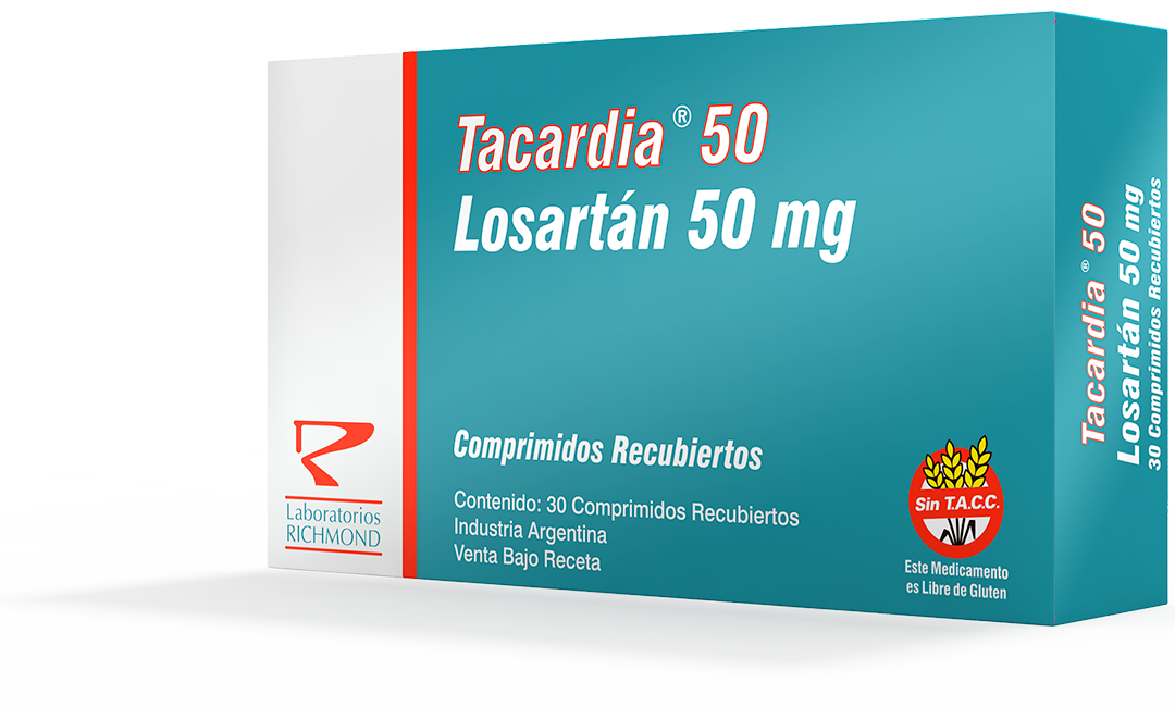 Tacardia Losartan 50-100 mg de Laboratorios Richmond