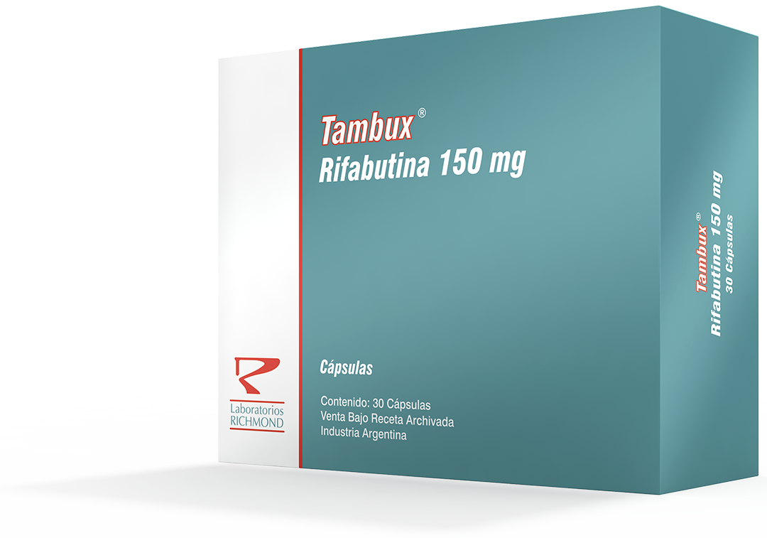Tambux Rifabutina 150 mg de Laboratorios Richmond