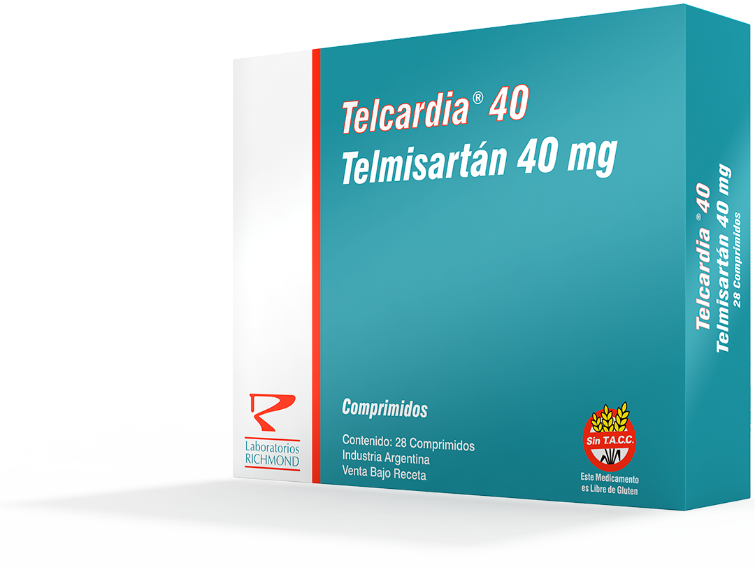 Telcardia Telmisartan 40-80 mg de Laboratorios Richmond