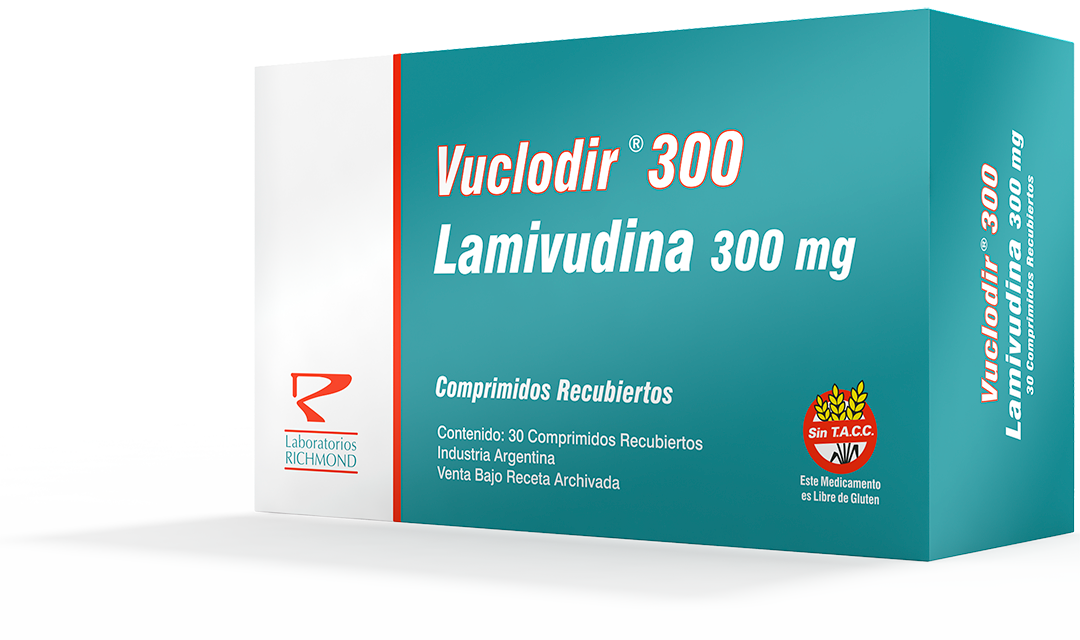 Vuclodir Lamivudine 300 mg de Laboratorios Richmond