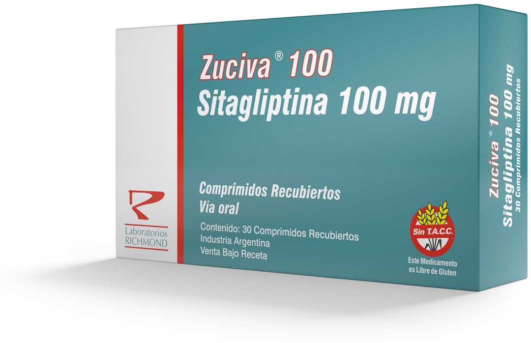 Zuciva Sitagliptina 25-50-100 mg de Laboratorios Richmond